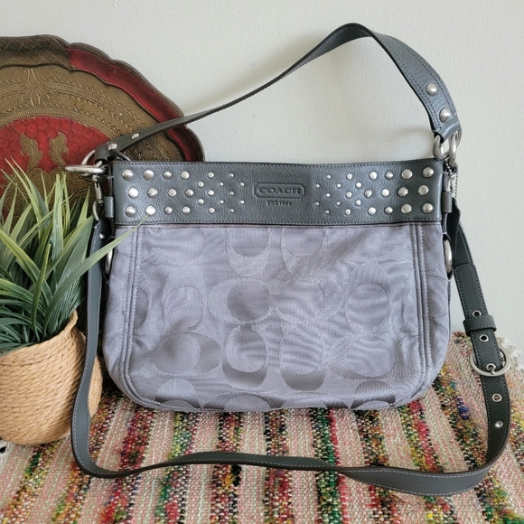 Coach studded Shoulder Bag crossbody bag RARE NWOT